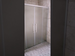6mm frost glass four shower doors with sliding open
